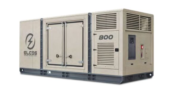 Дизельный генератор Elcos GE.BD.825/750.SS в кожухе с электростартером