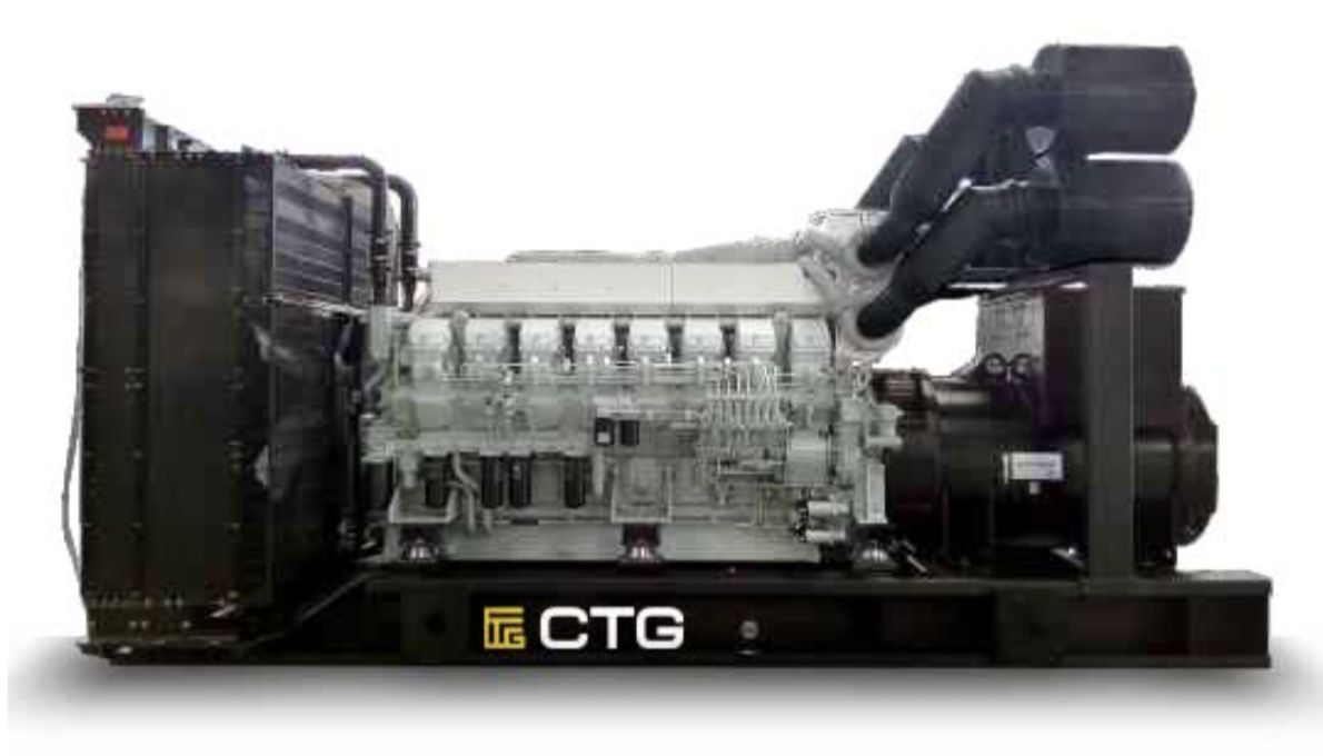 Дизельный генератор CTG 1900M открытого исполнения с электростартером
