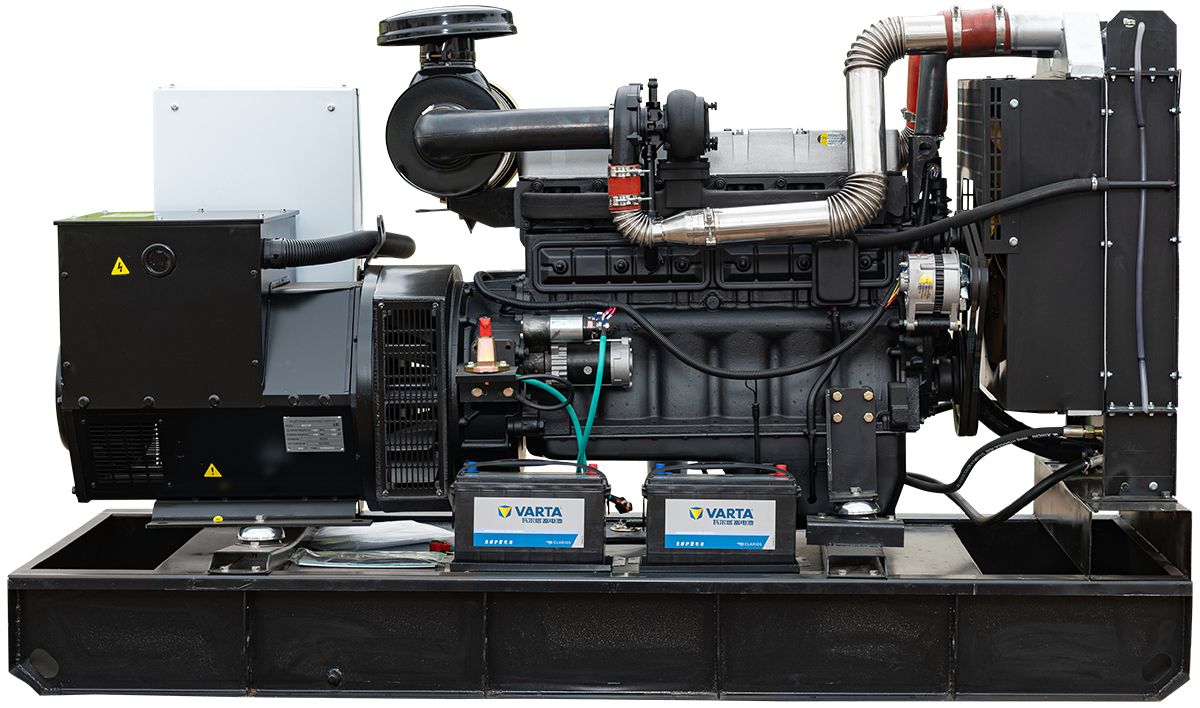 Дизельный генератор EcoPower АД200-T400ECO R открытого исполнения с электростартером
