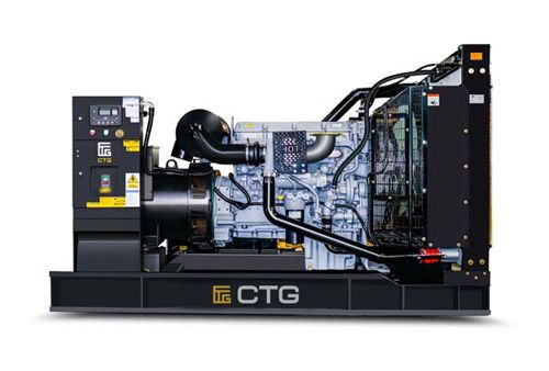 Дизельный генератор CTG 275P открытого исполнения с электростартером