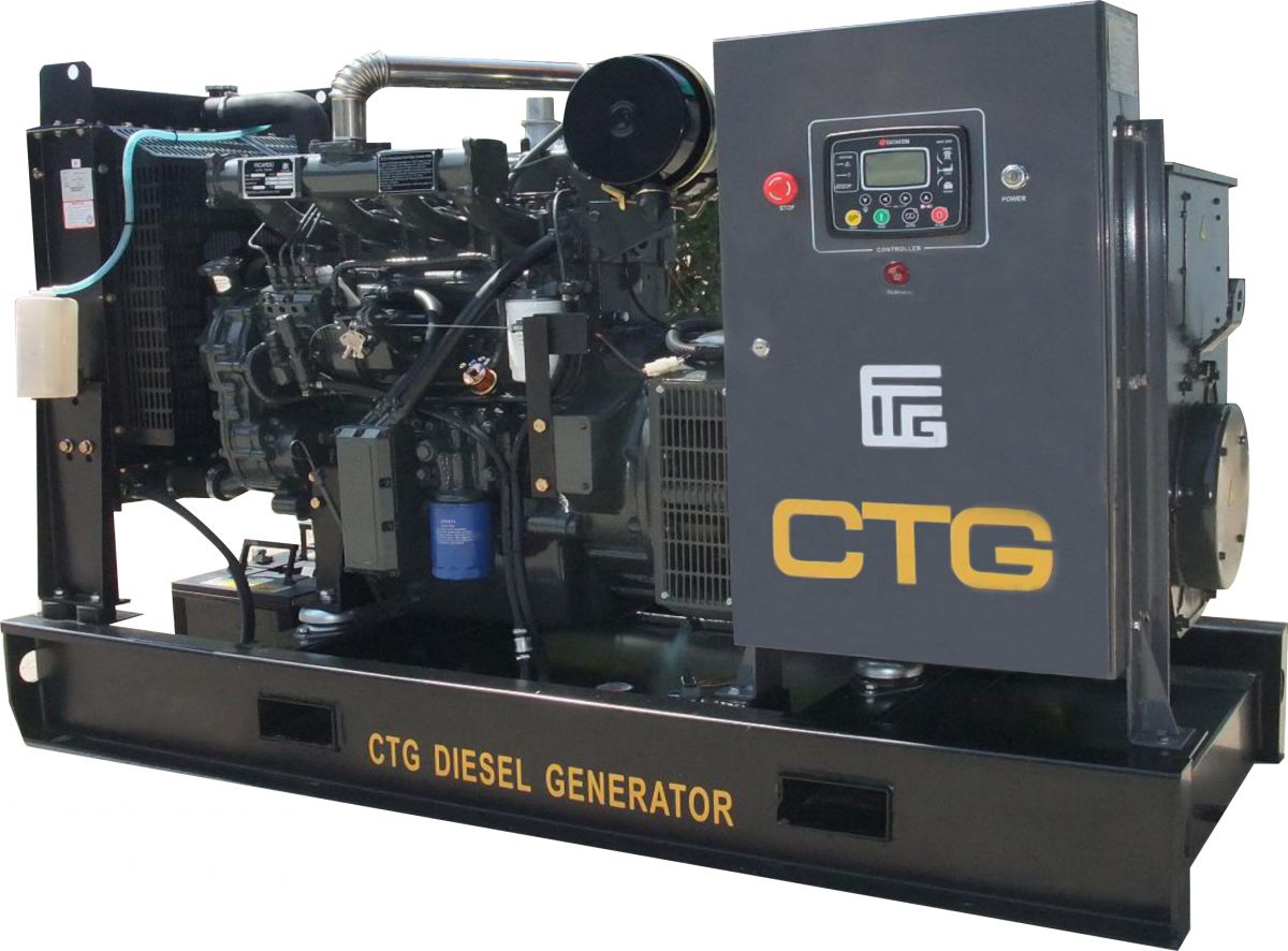 Дизельный генератор CTG 45IS открытого исполнения с электростартером