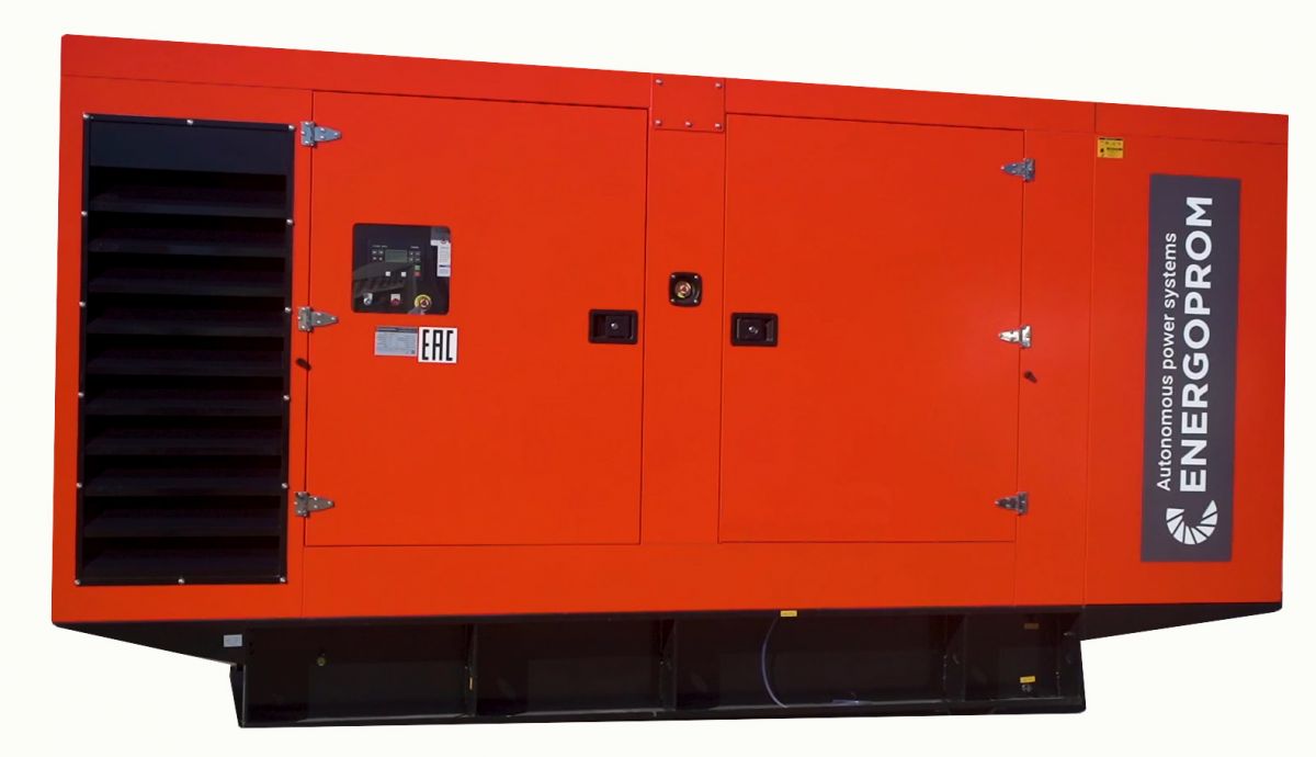 Дизельный генератор Energoprom ESY 33/400 в кожухе с электростартером