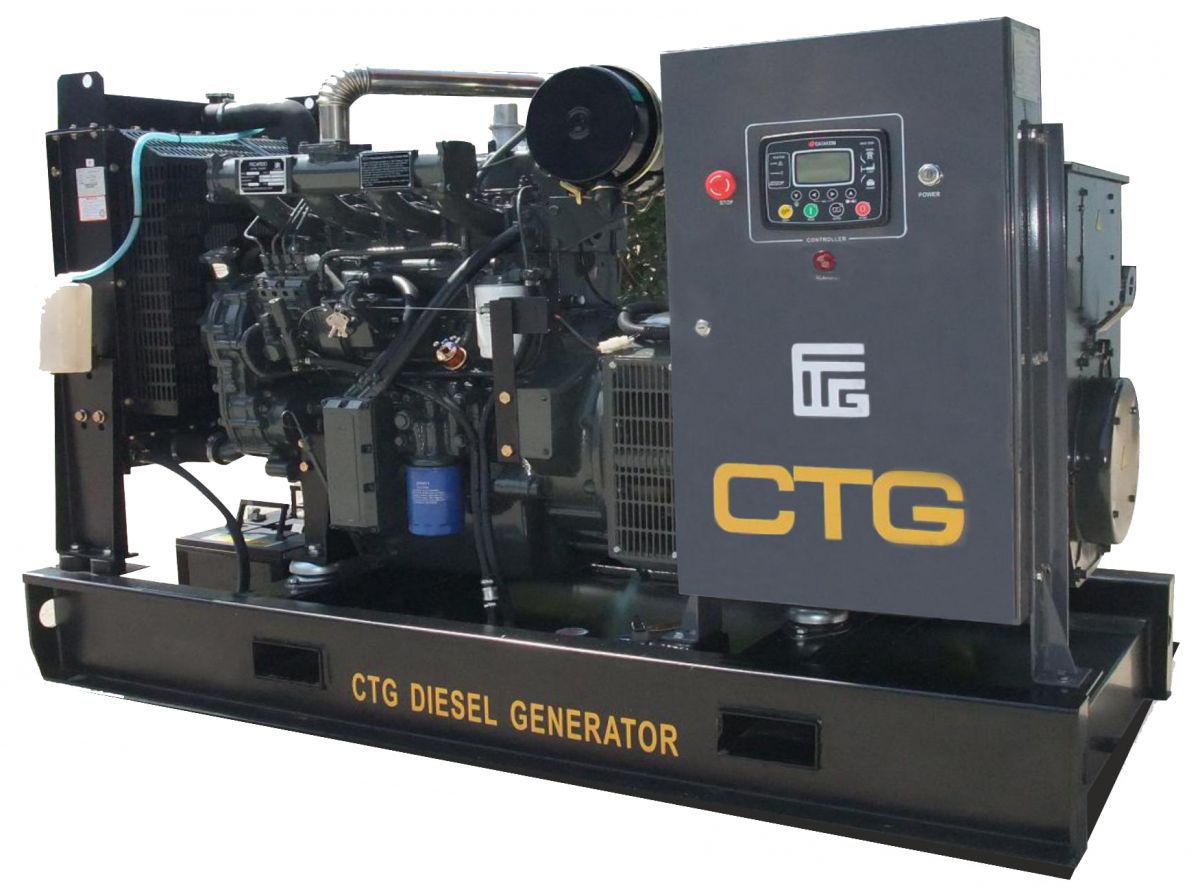 Дизельный генератор CTG 415D открытого исполнения с электростартером