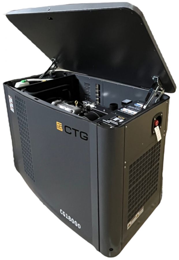 Газовый генератор CTG CG18000SA в кожухе с электростартером