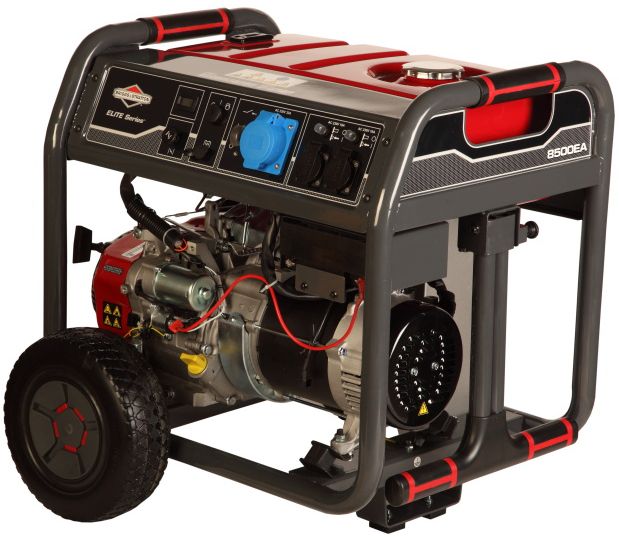 Бензиновый генератор Briggs and Stratton 8500 EA открытого исполнения с электростартером