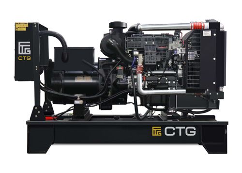 Дизельный генератор CTG 50P открытого исполнения с электростартером