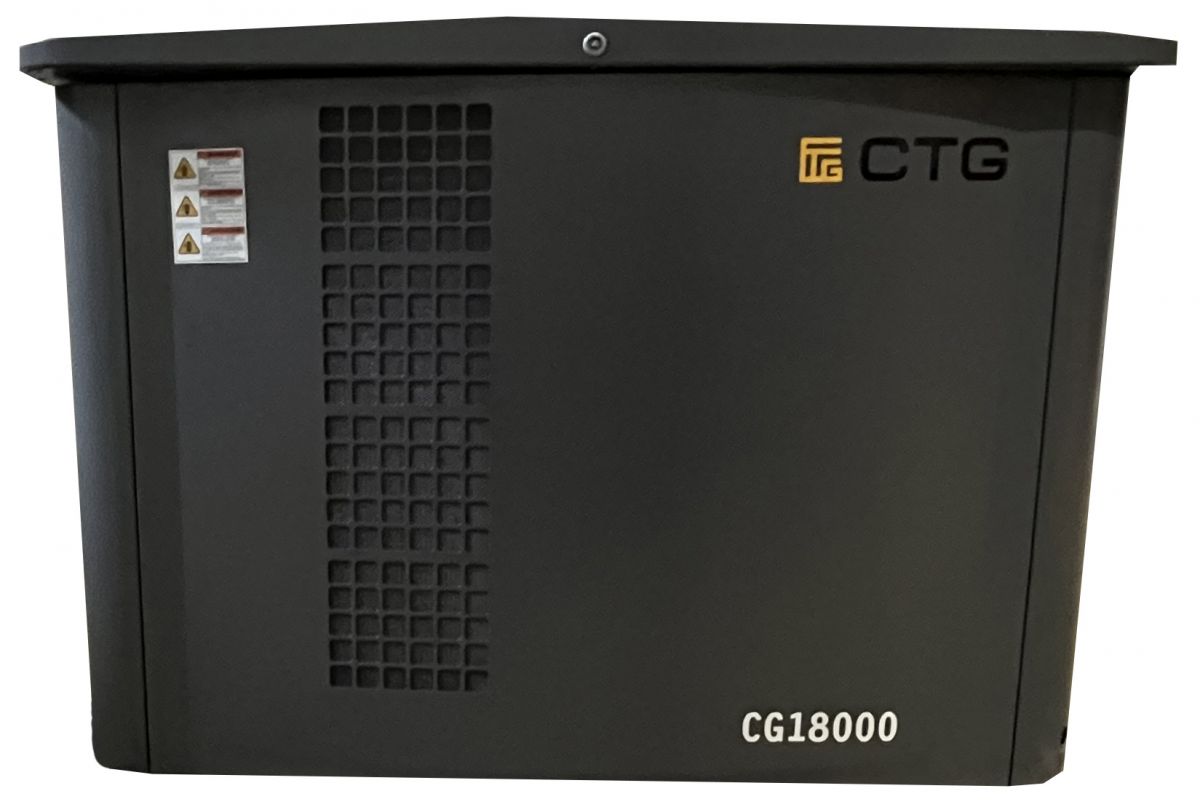 Газовый генератор CTG CG18000SA в кожухе с электростартером