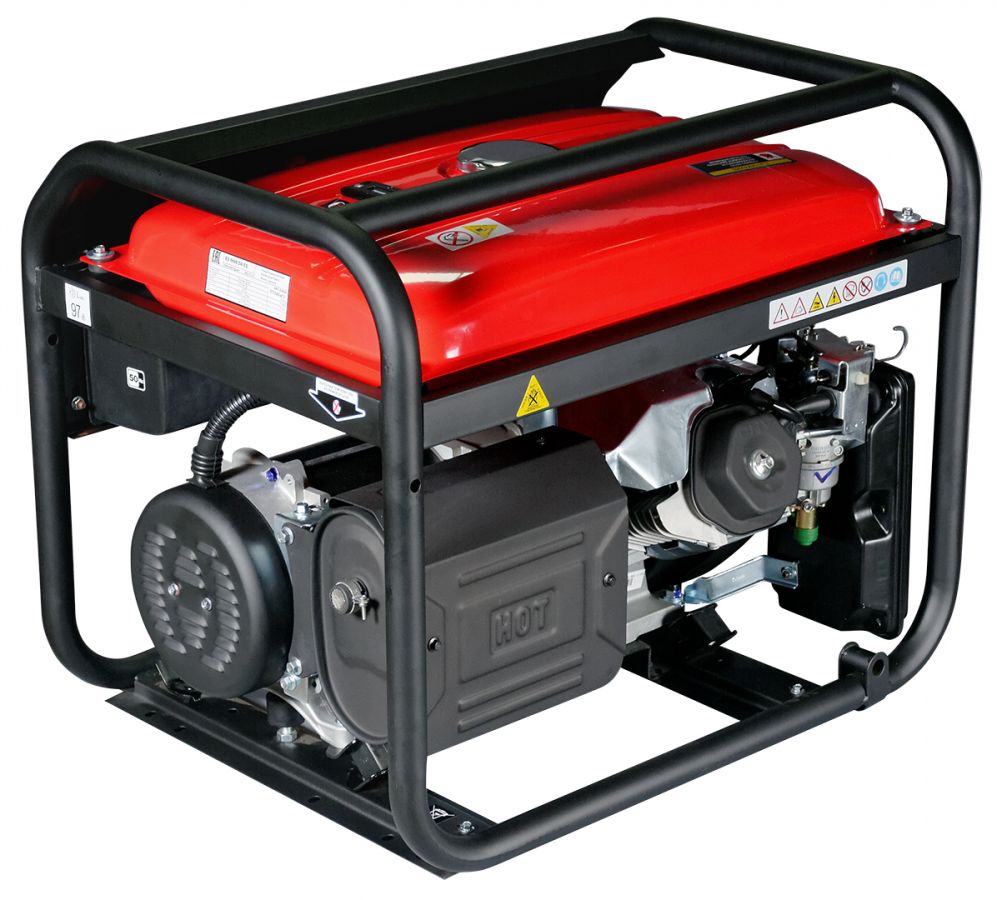 Бензиновый генератор Fubag BS 6600 DA ES открытого исполнения с электростартером