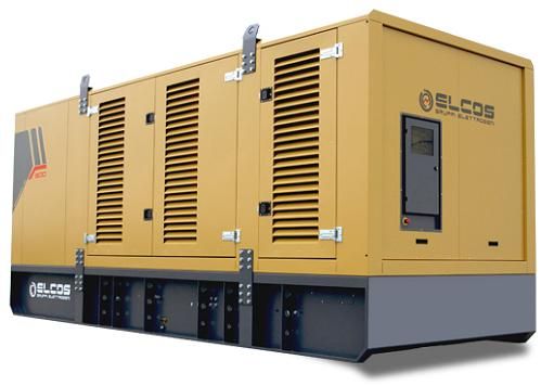 Дизельный генератор Elcos GE.PK.880/800.SS в кожухе с электростартером